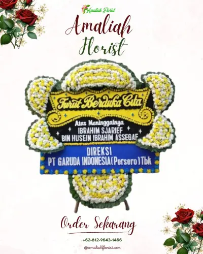 Papan Bunga Duka di Kramatjaya