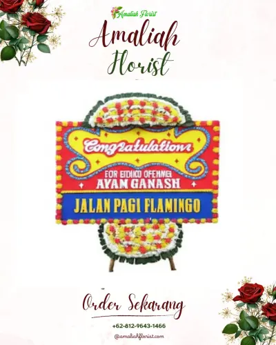 Bunga Papan Congratulation di Kramatjaya